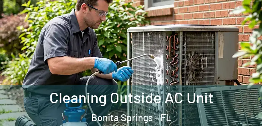  Cleaning Outside AC Unit Bonita Springs - FL