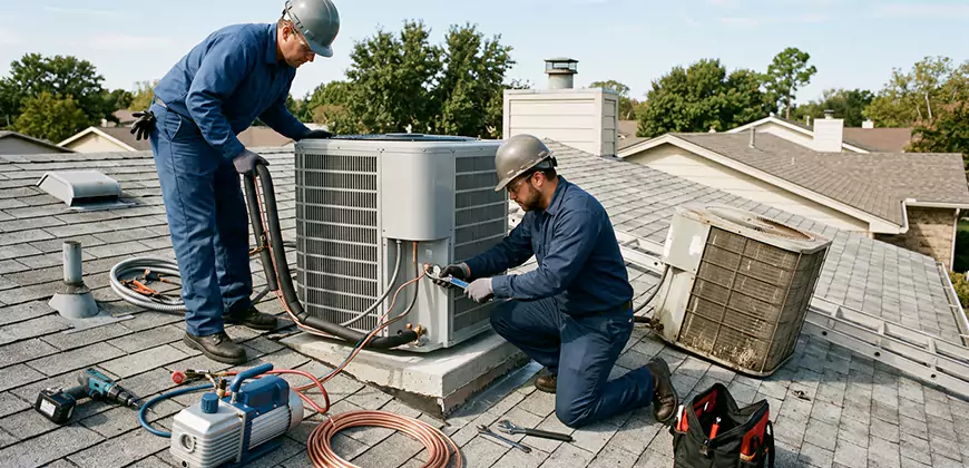 Condensing Unit Installation in Bonita Springs